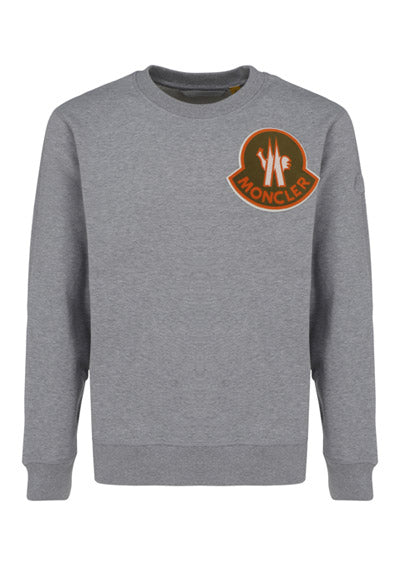 Logo Patch Sweatshirt - Grey