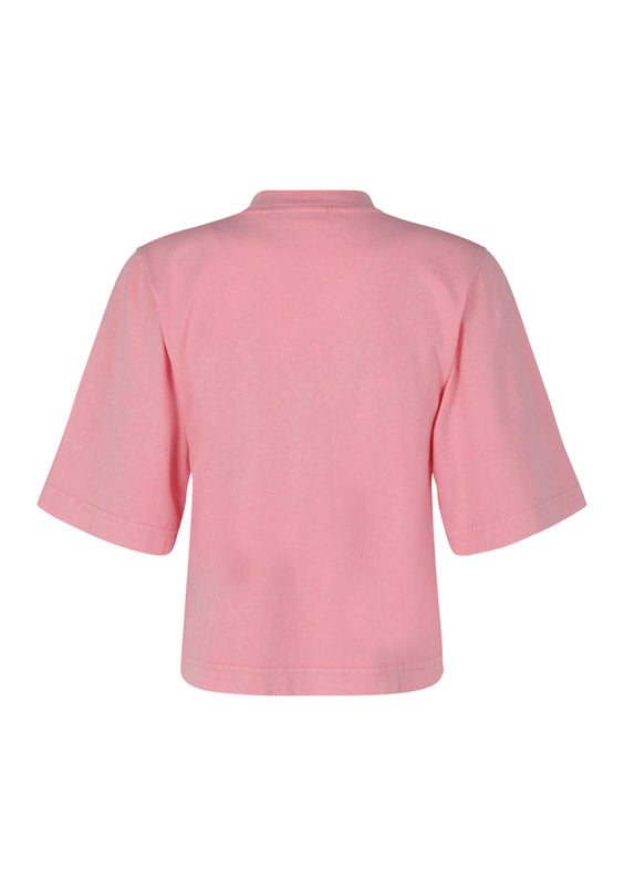 Dancing Bears Cropped T-Shirt - Pink