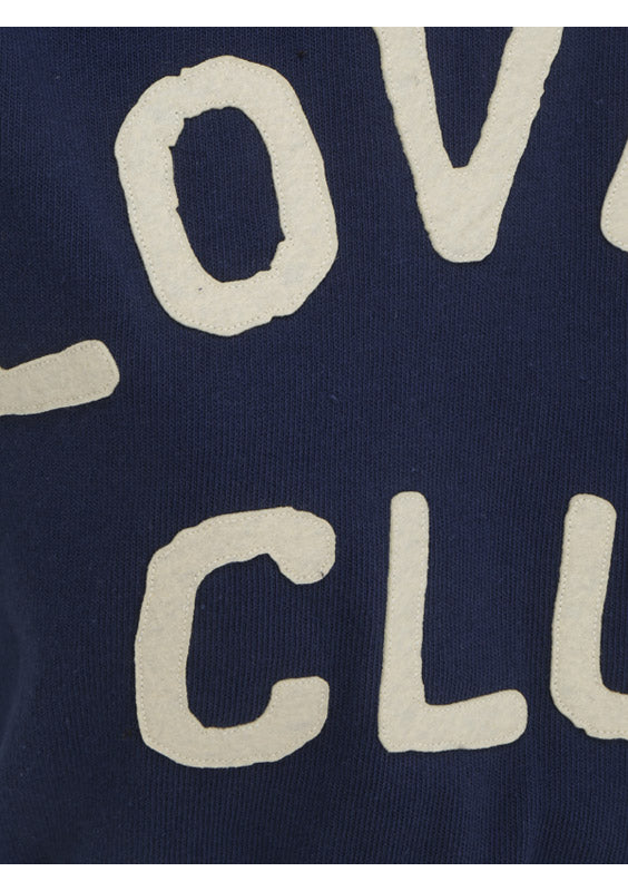 "Lover's Club " T-Shirt - Marine / Natural