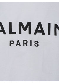 Logo Print Cropped T-Shirt - White