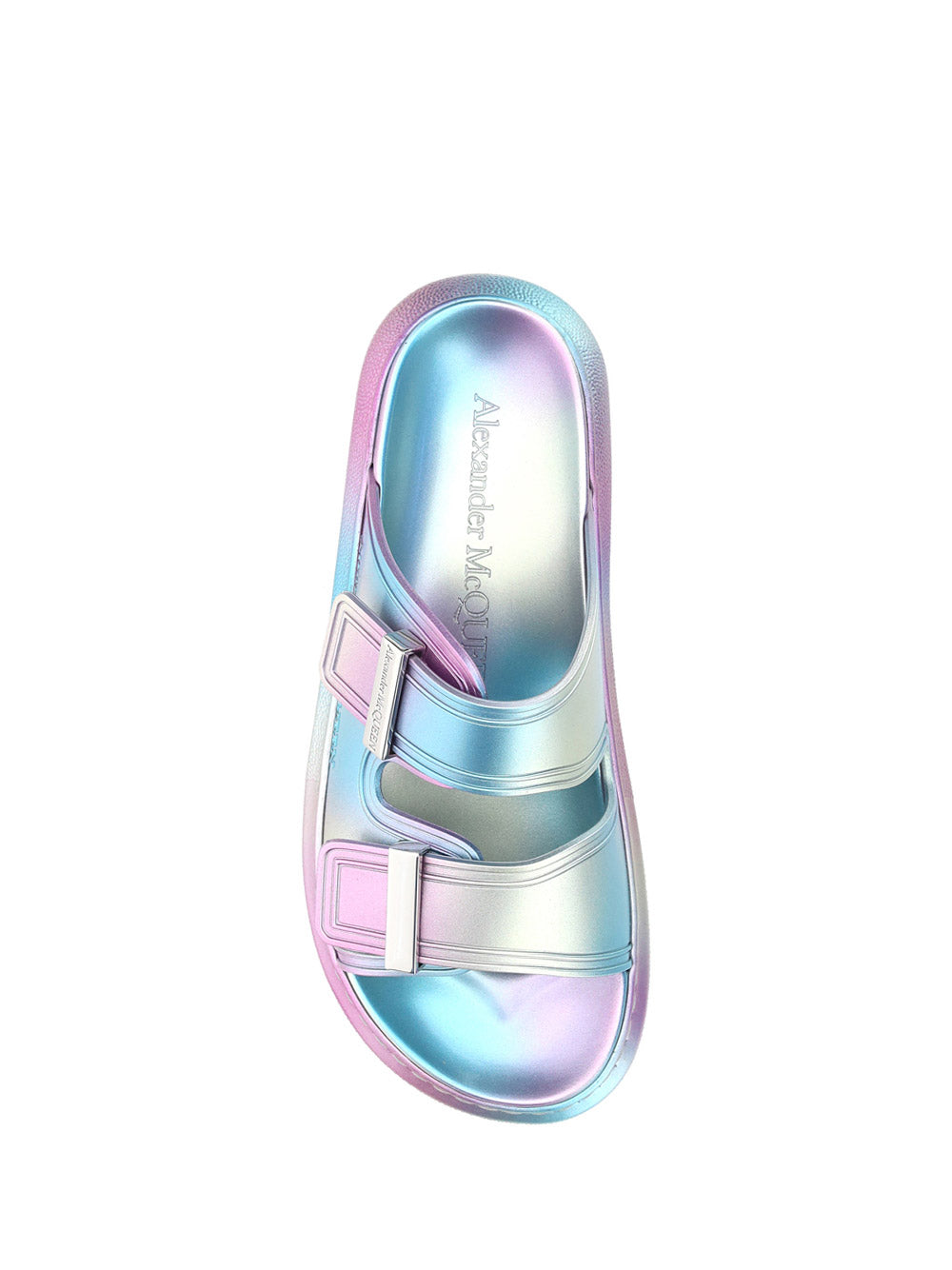 Oversized Hybrid Slide - Silver