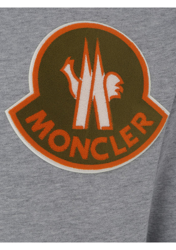 Logo Patch Sweatshirt - Grey