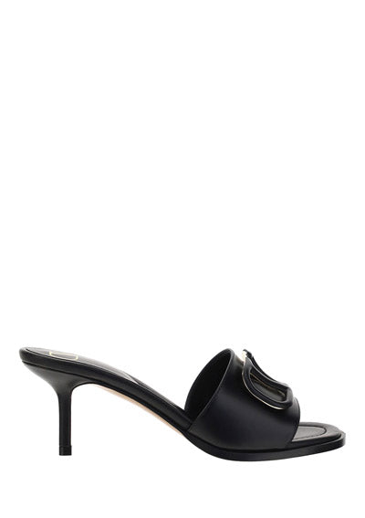 VLogo 80mm Sandals - Black