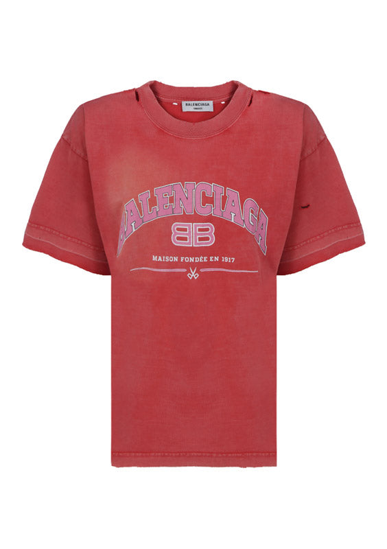 Maison T-Shirt Medium Fit - Red