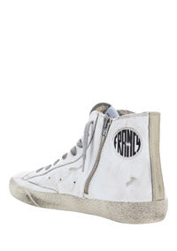 Francy Sneakers In Leather - White / Silver.