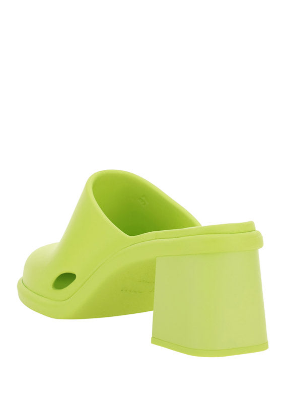 Rubber Mules - Lime Green