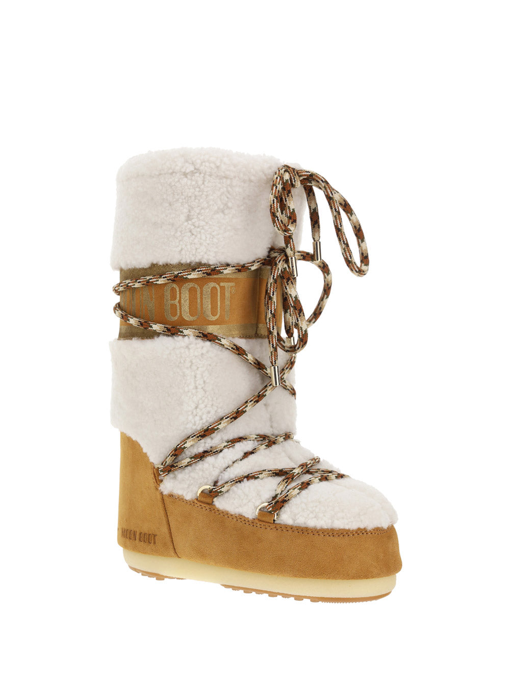 LAB69 Icon Cream Shearling Boots