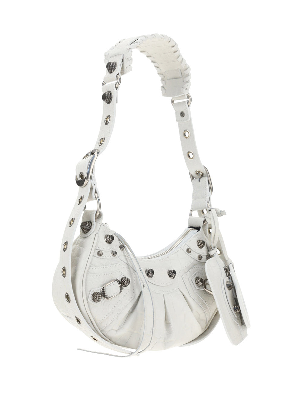 Le Cagole XS Shoulder Bag - White