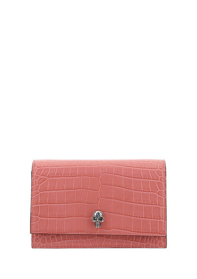 Small Skull Bag - Coral