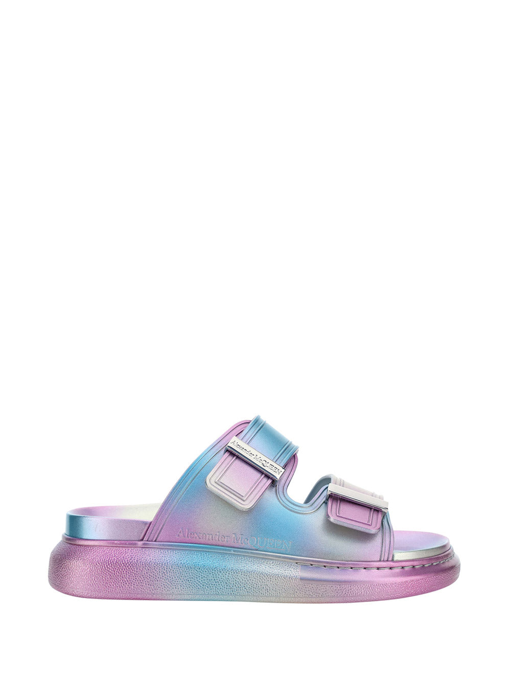 Oversized Hybrid Slide - Silver