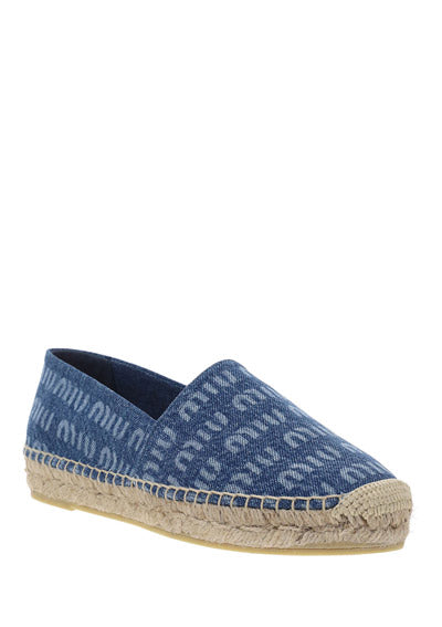 Denim Espadrilles - Blue