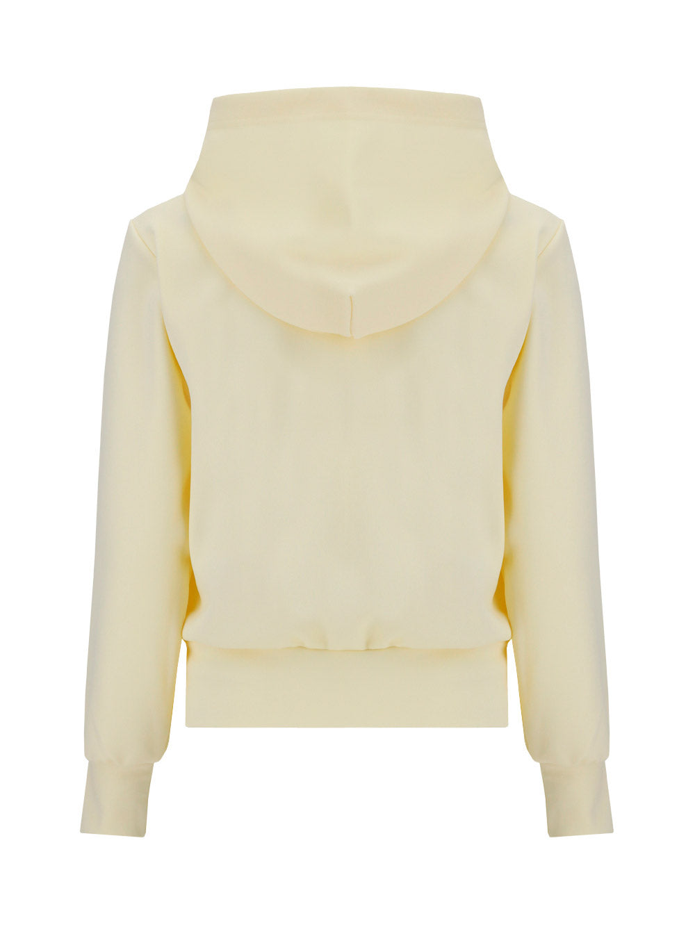 Heart-embroidered Pullover Hoodie.