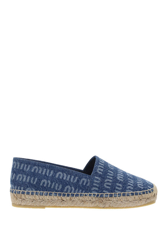 Denim Espadrilles - Blue