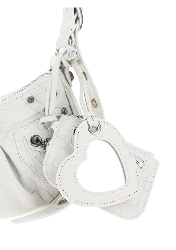 Le Cagole XS Shoulder Bag - White