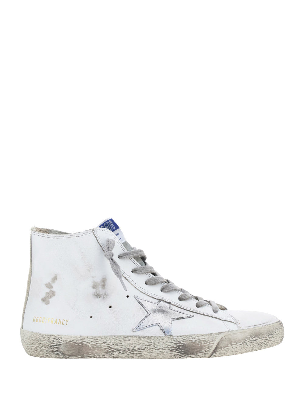 Francy Sneakers In Leather - White / Silver.