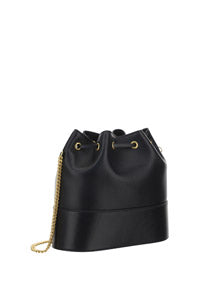 VLogo Small Bucket Bag - Black