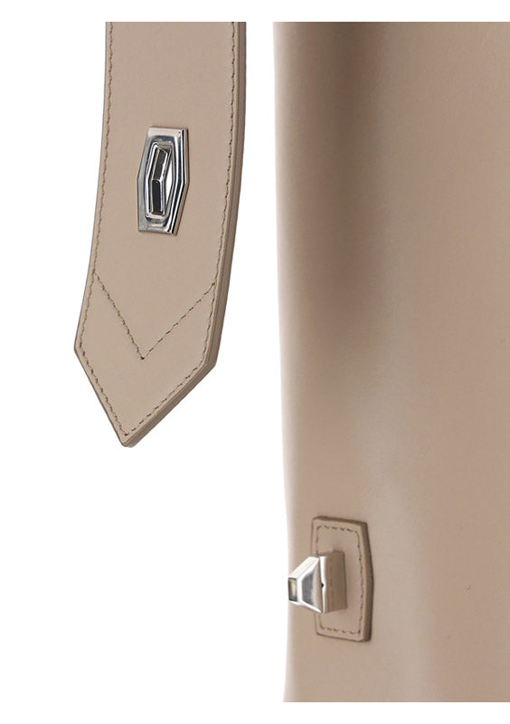 Medium antigona soft bag in smooth leather - Beige