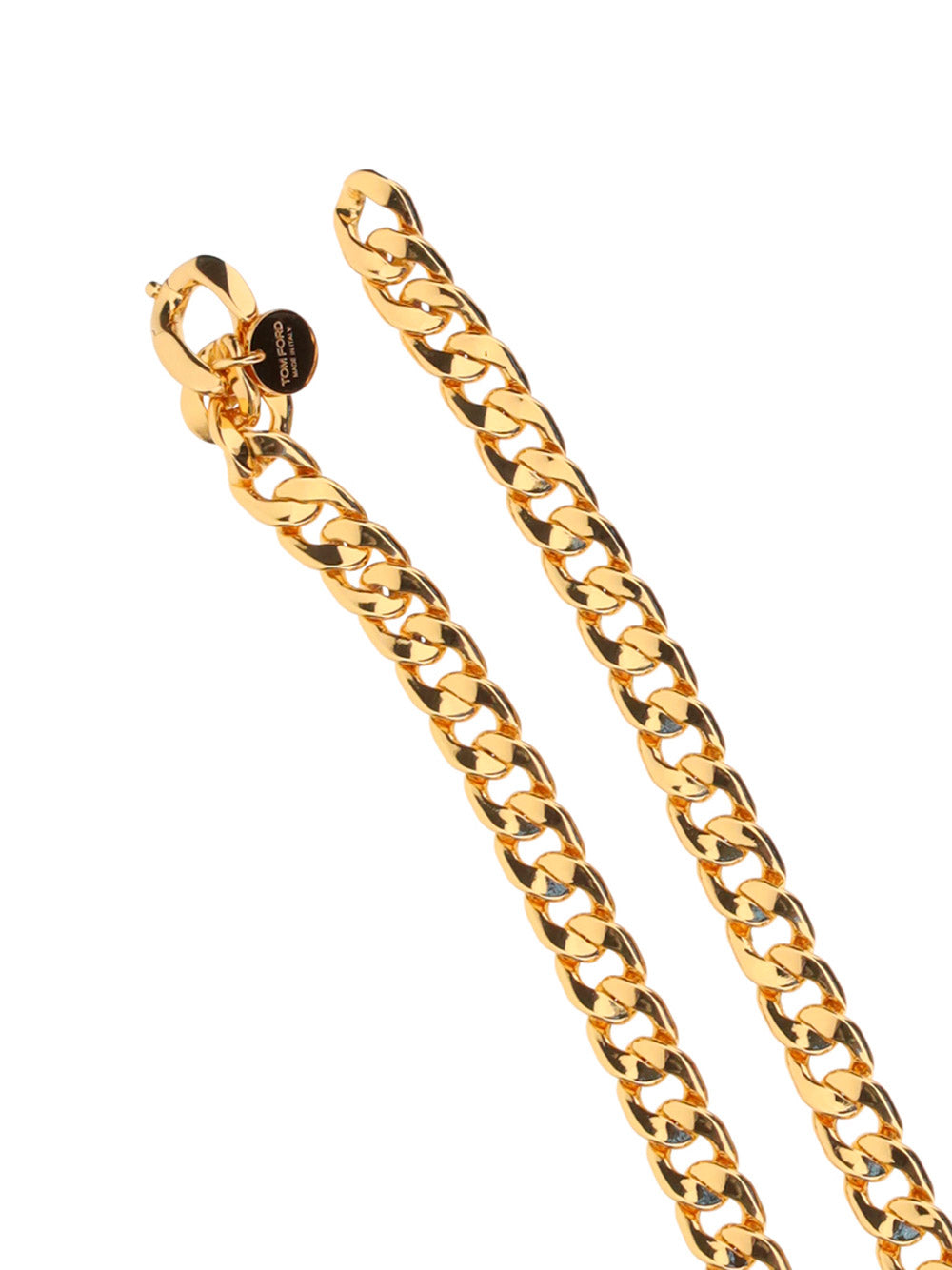 Gold Brass Simple Chain Necklace