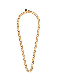 Gold Brass Simple Chain Necklace