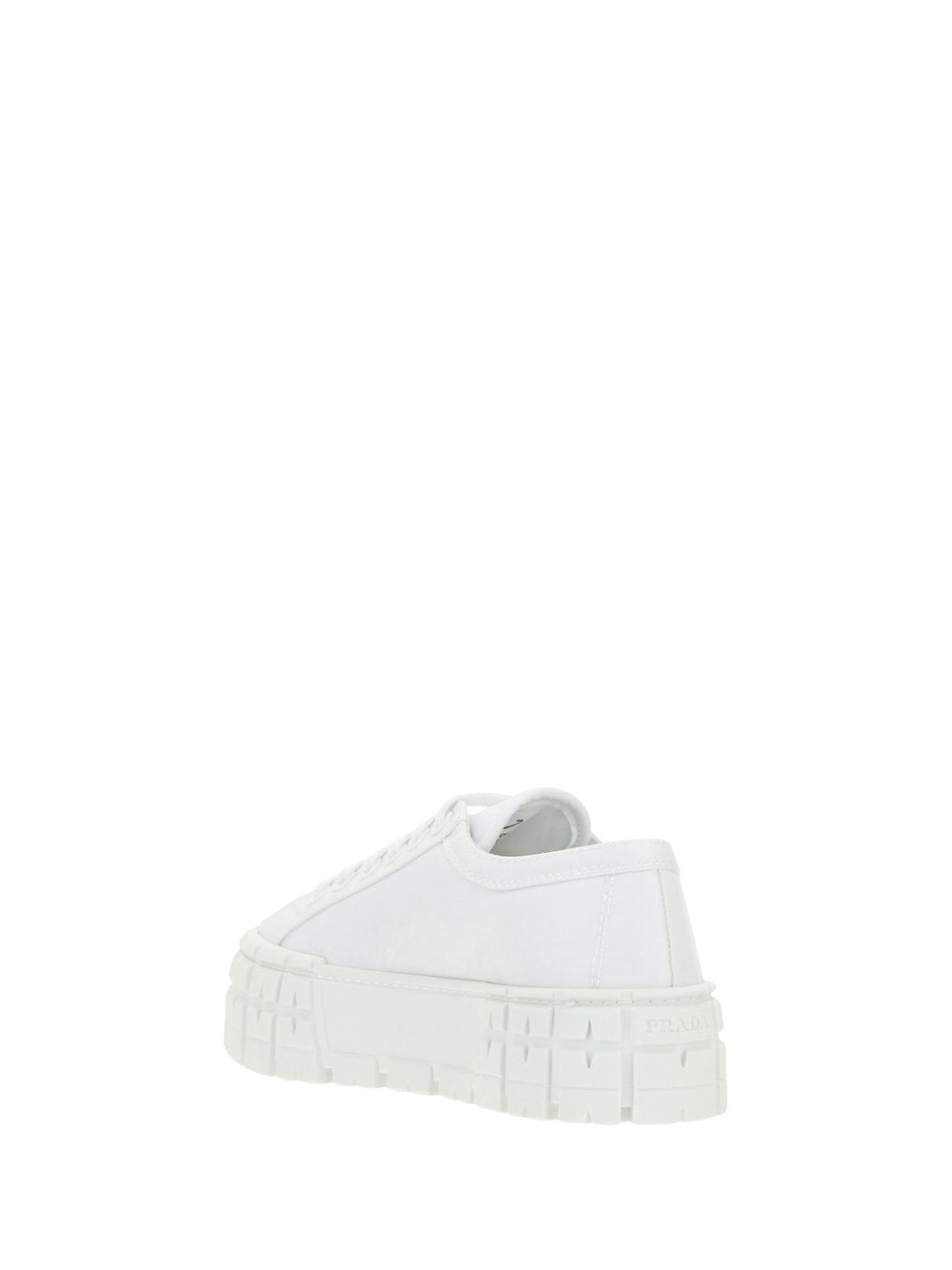 Nylon Gabardine Sneakers - White
