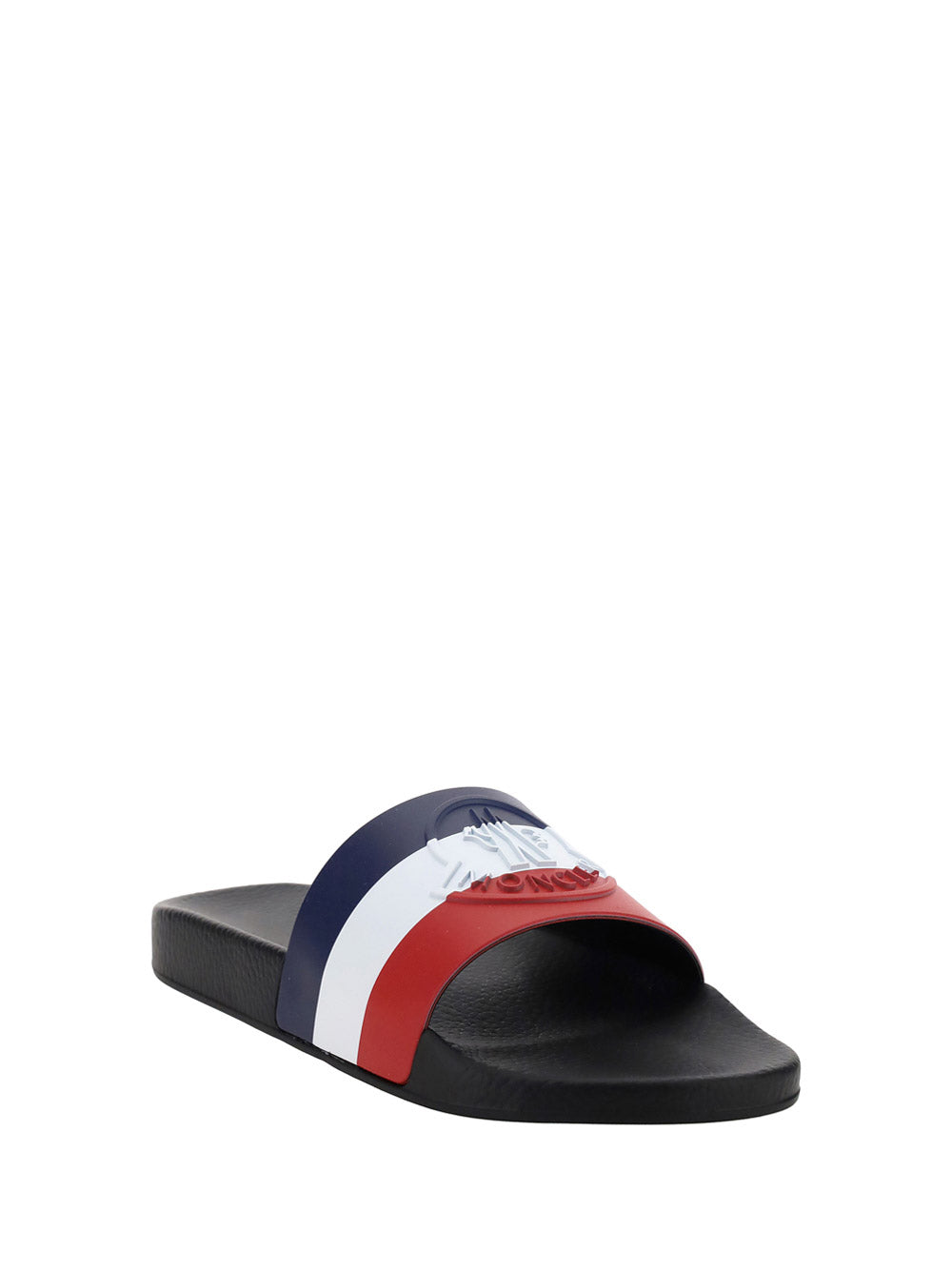 Basile Slide Sandals- Navy