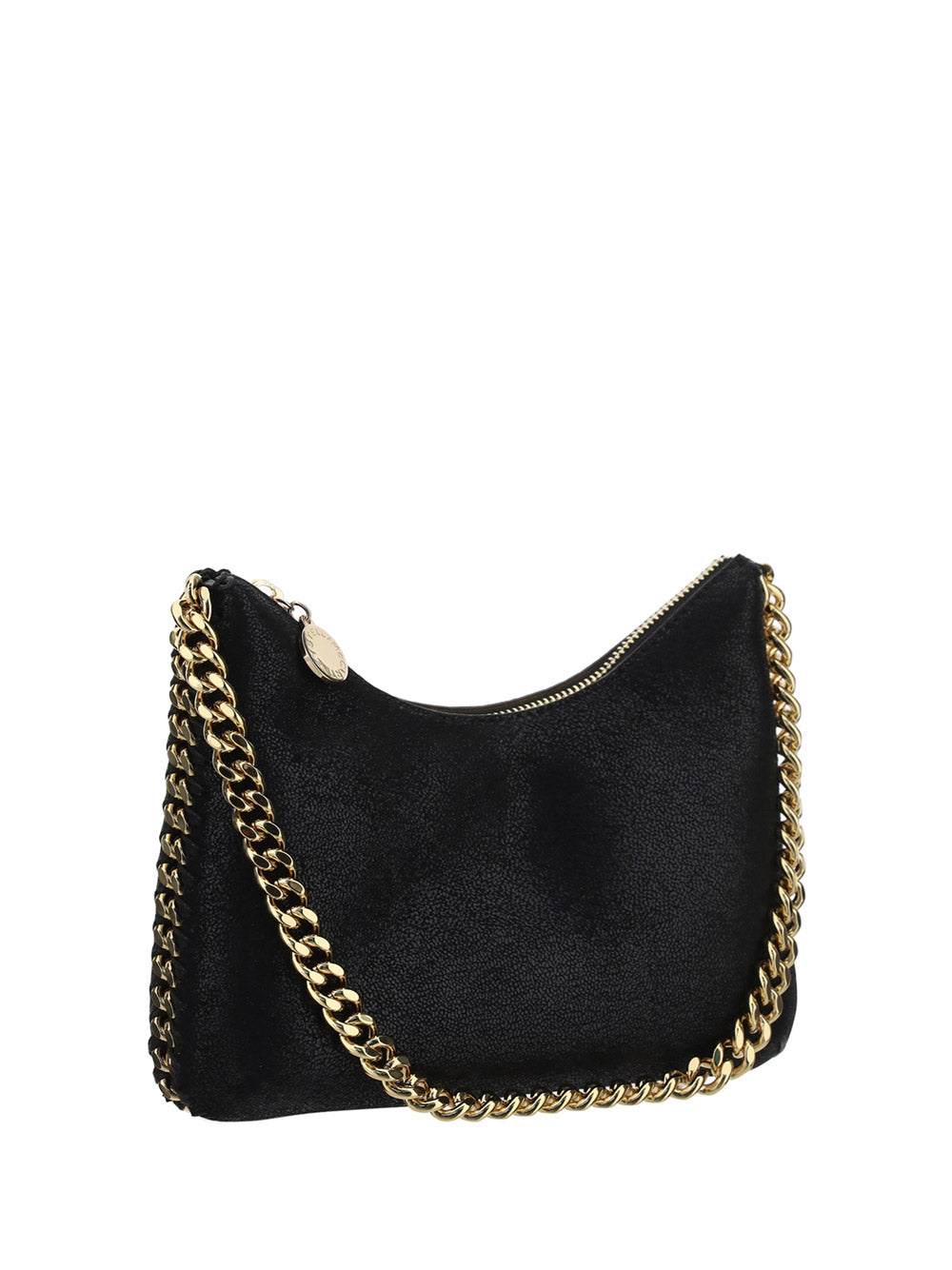Falabella Zip Mini Shoulder Bag - Black