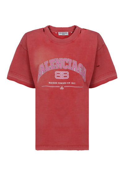 Maison T-Shirt Medium Fit - Red
