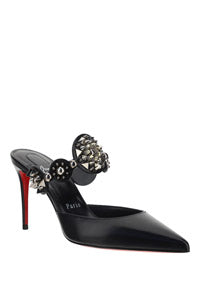 Miss Goldora Embellished Leather Mules