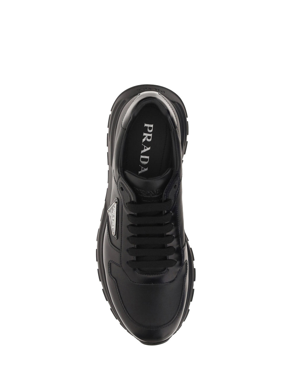 Prax 01 Sneakers in Nylon & Leather - Black