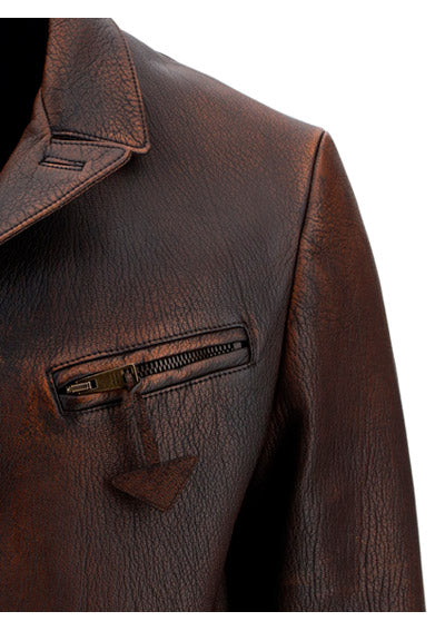 Nappa Leather Jacket - Brown