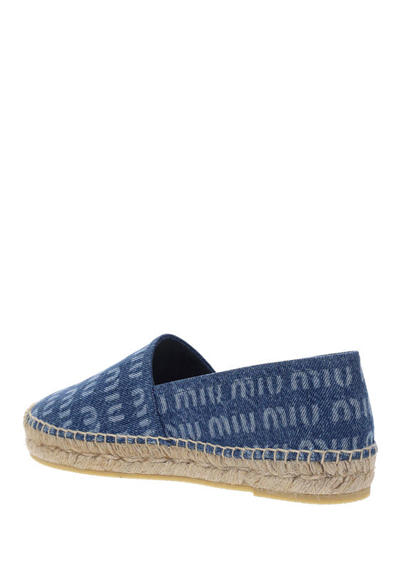 Denim Espadrilles - Blue