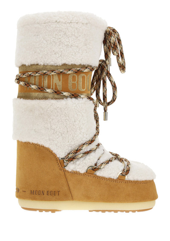 LAB69 Icon Cream Shearling Boots