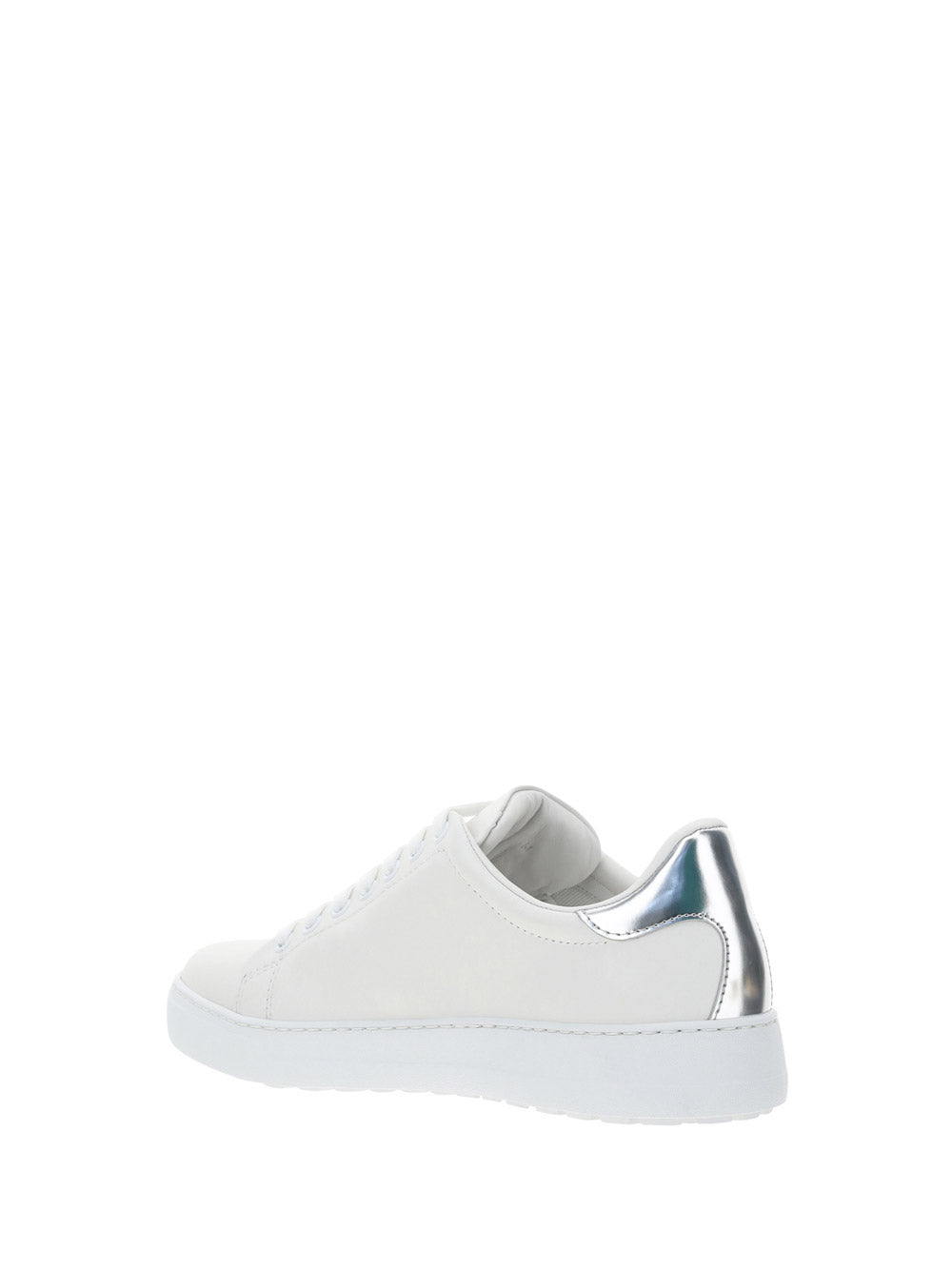 Gancini Sneaker - White / Silver