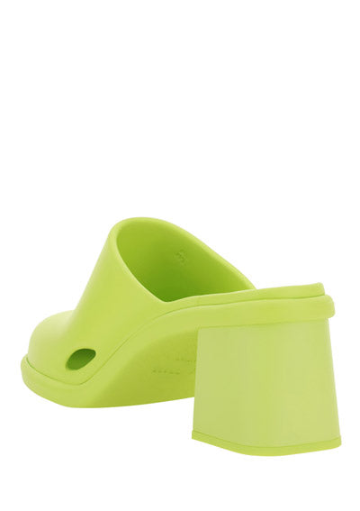 Rubber Mules - Lime Green