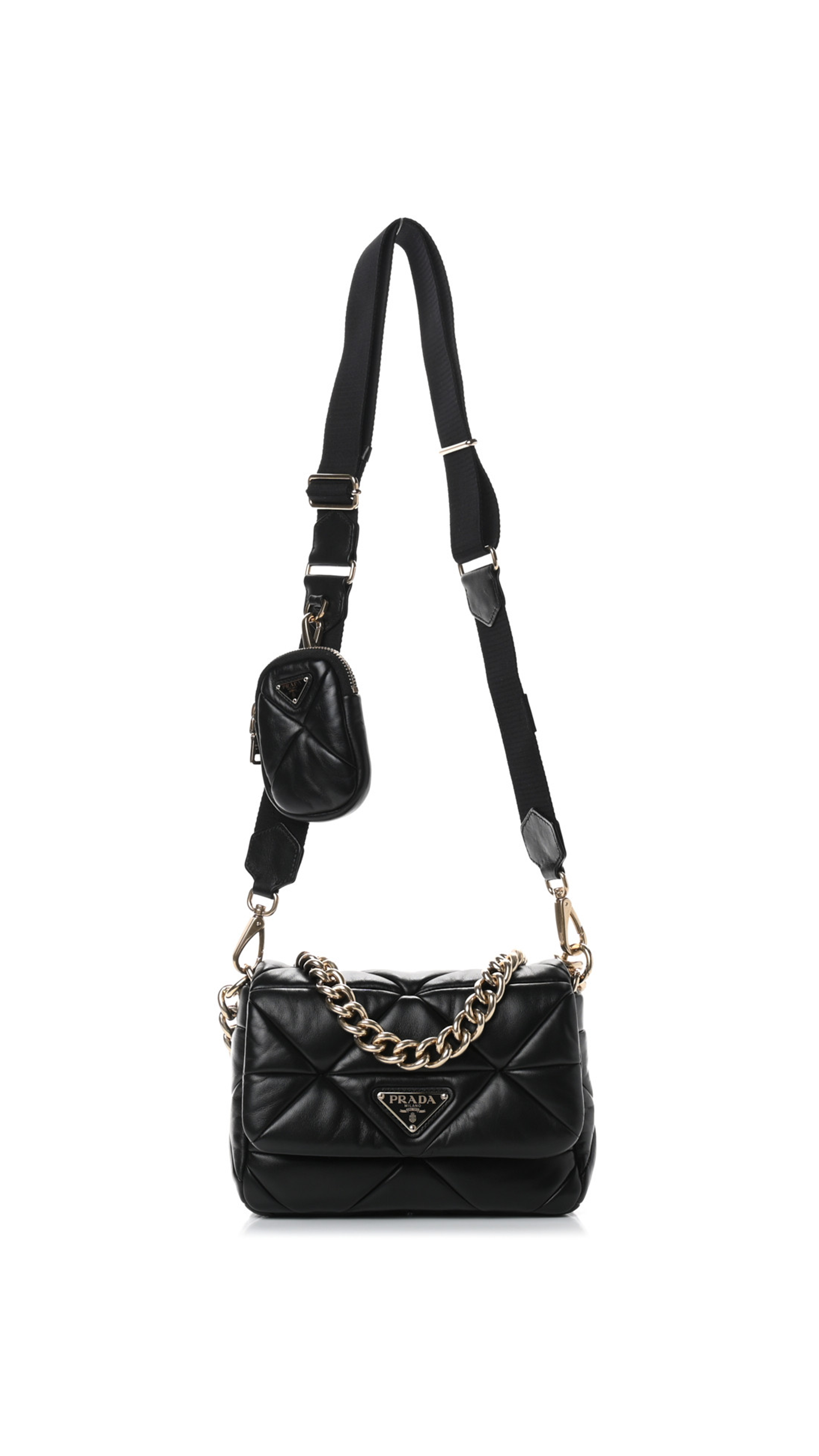 Prada system nappa leather best sale patchwork bag