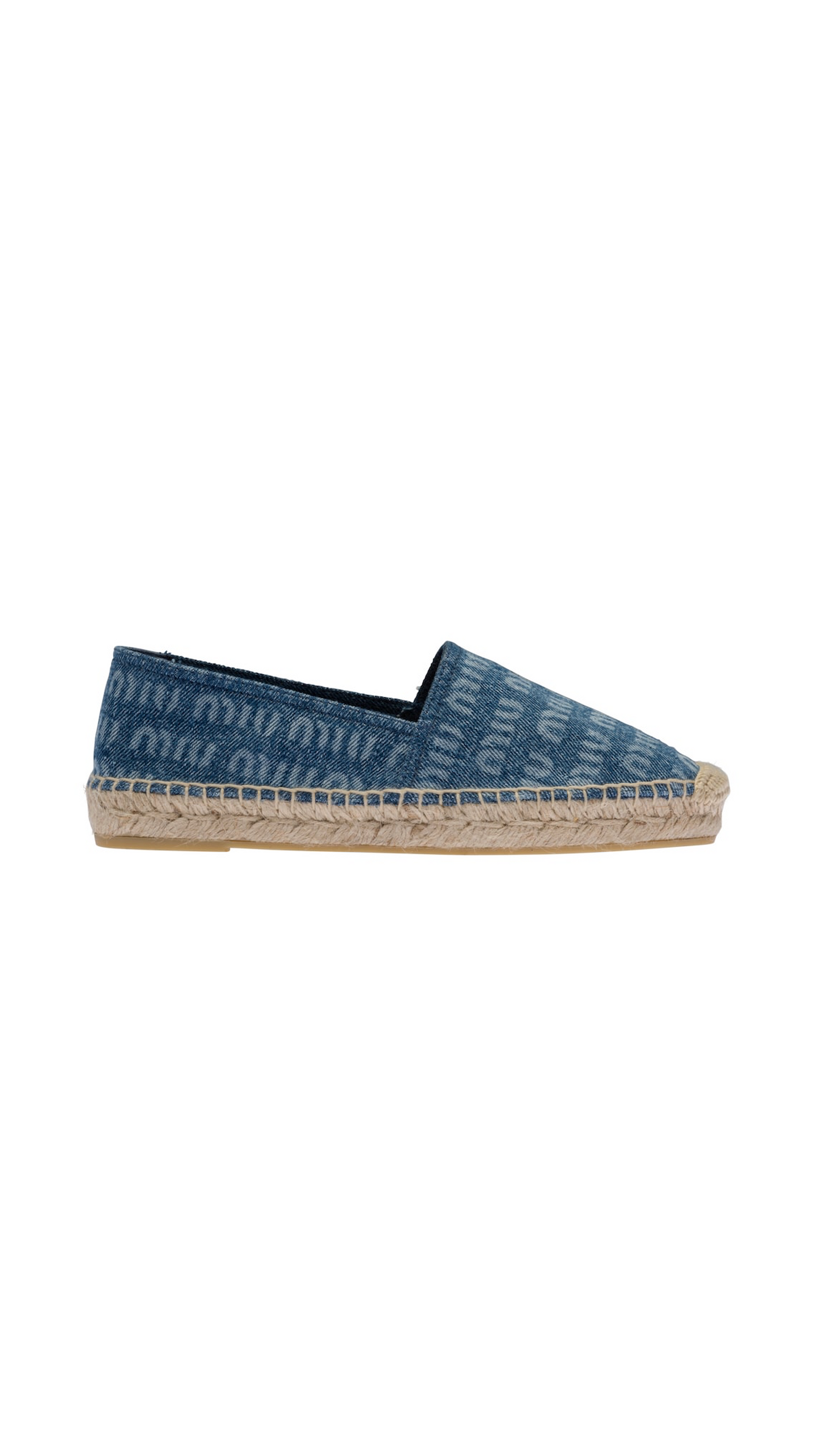 Denim Espadrilles - Blue