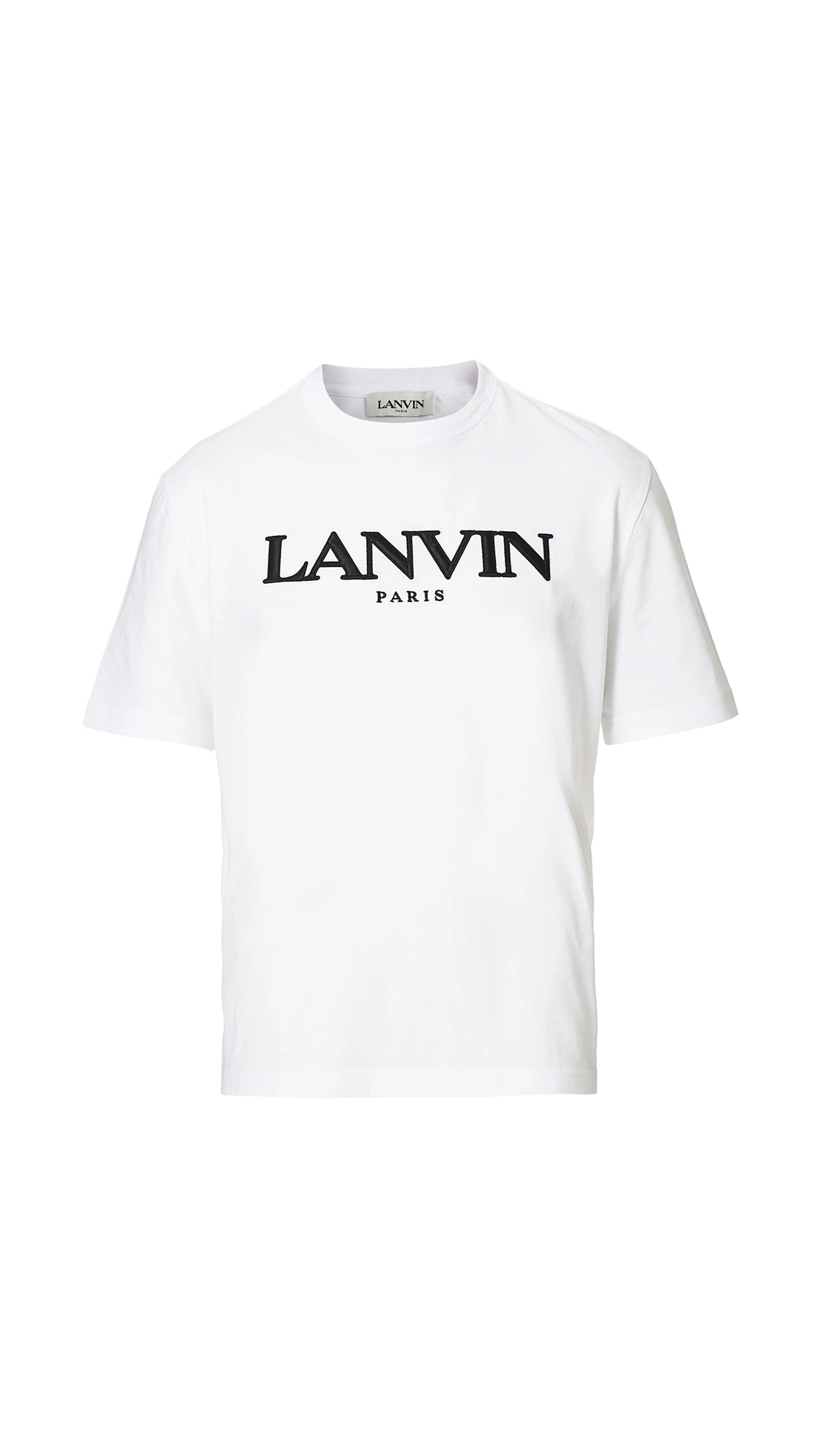 Embroidered Logo Regular T-Shirt - White
