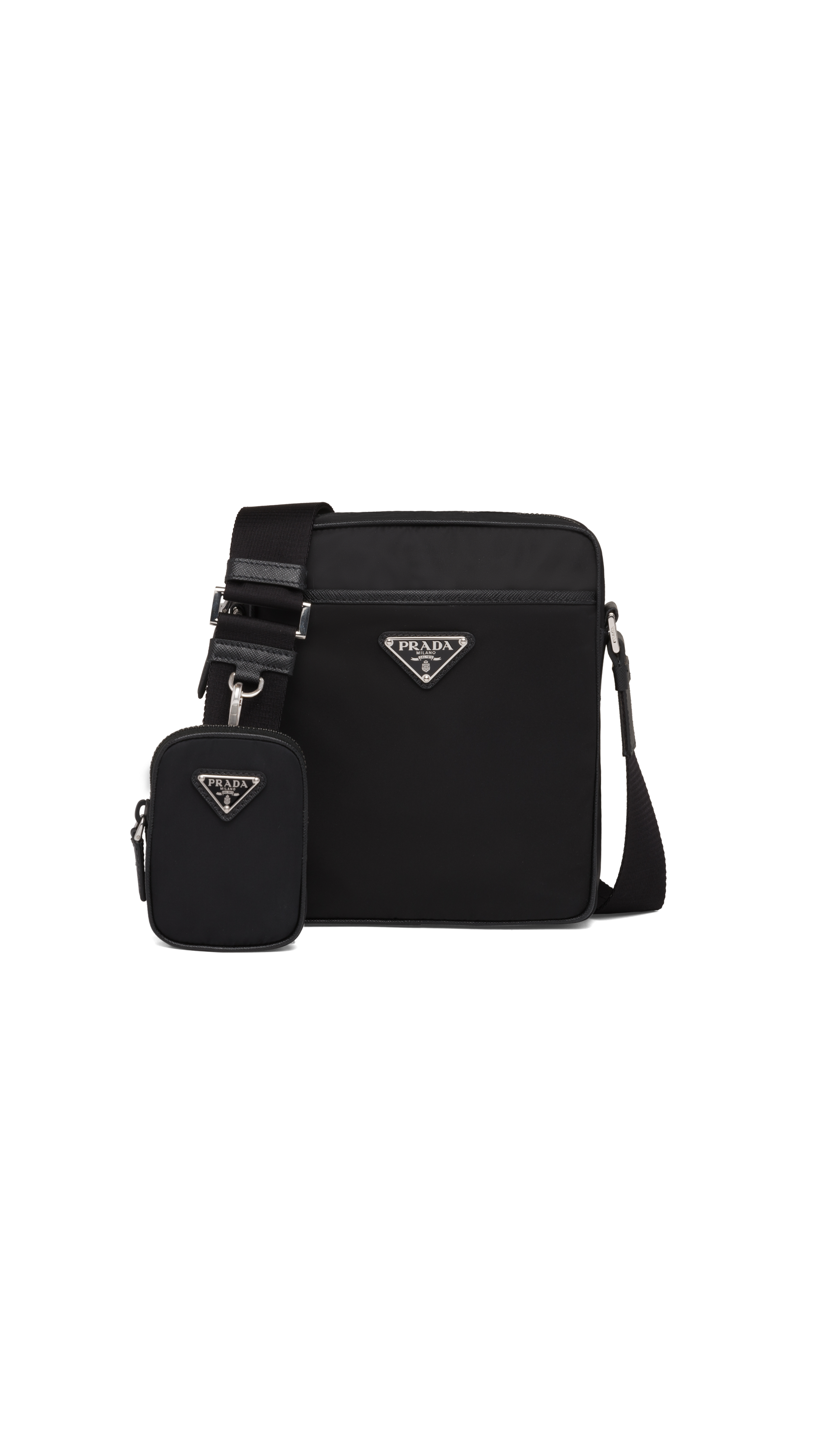 Medium Saffiano Leather Prada Panier Bag - Black – Amuze