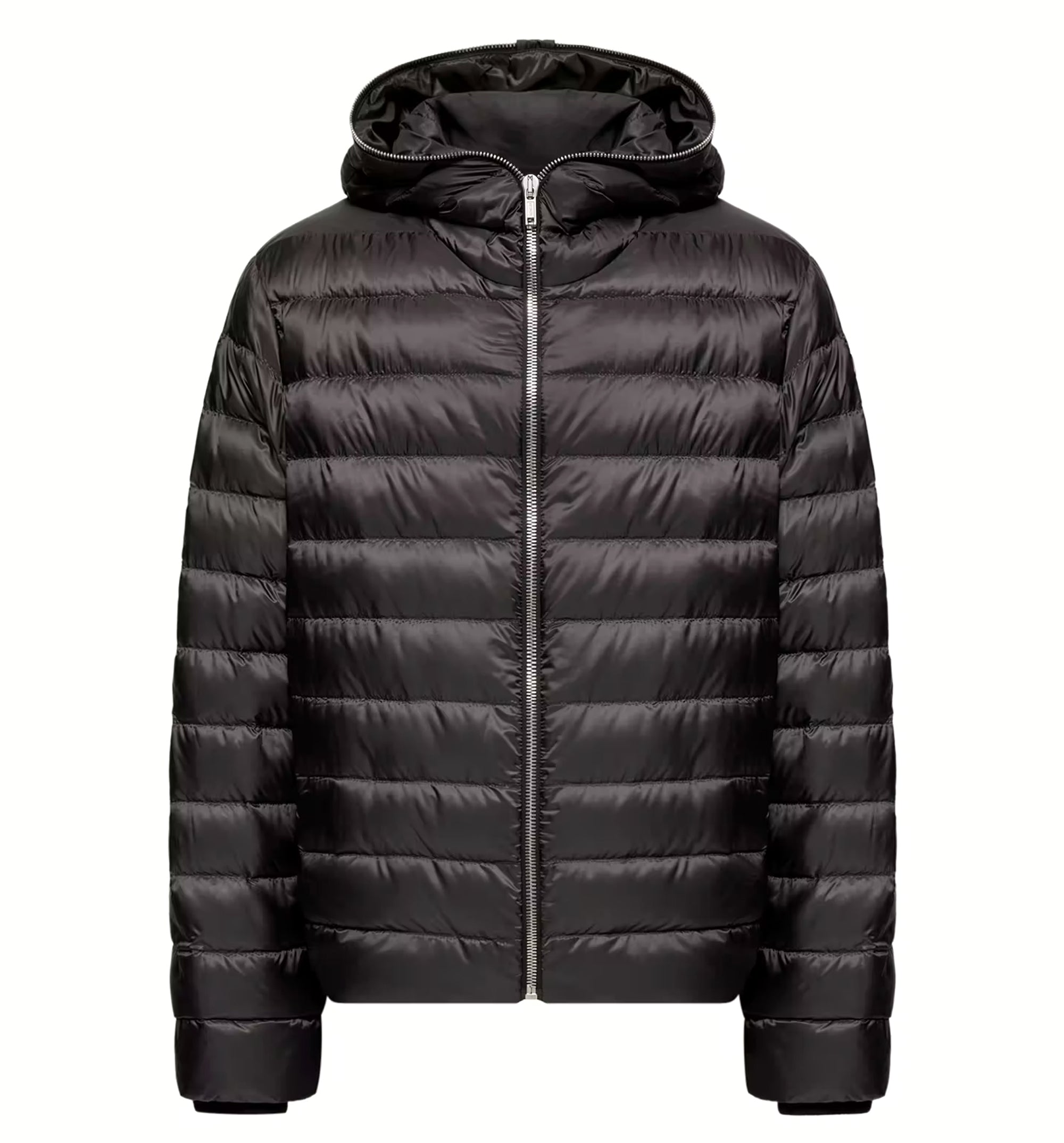 Ziplock Hooded Short Down Jacket