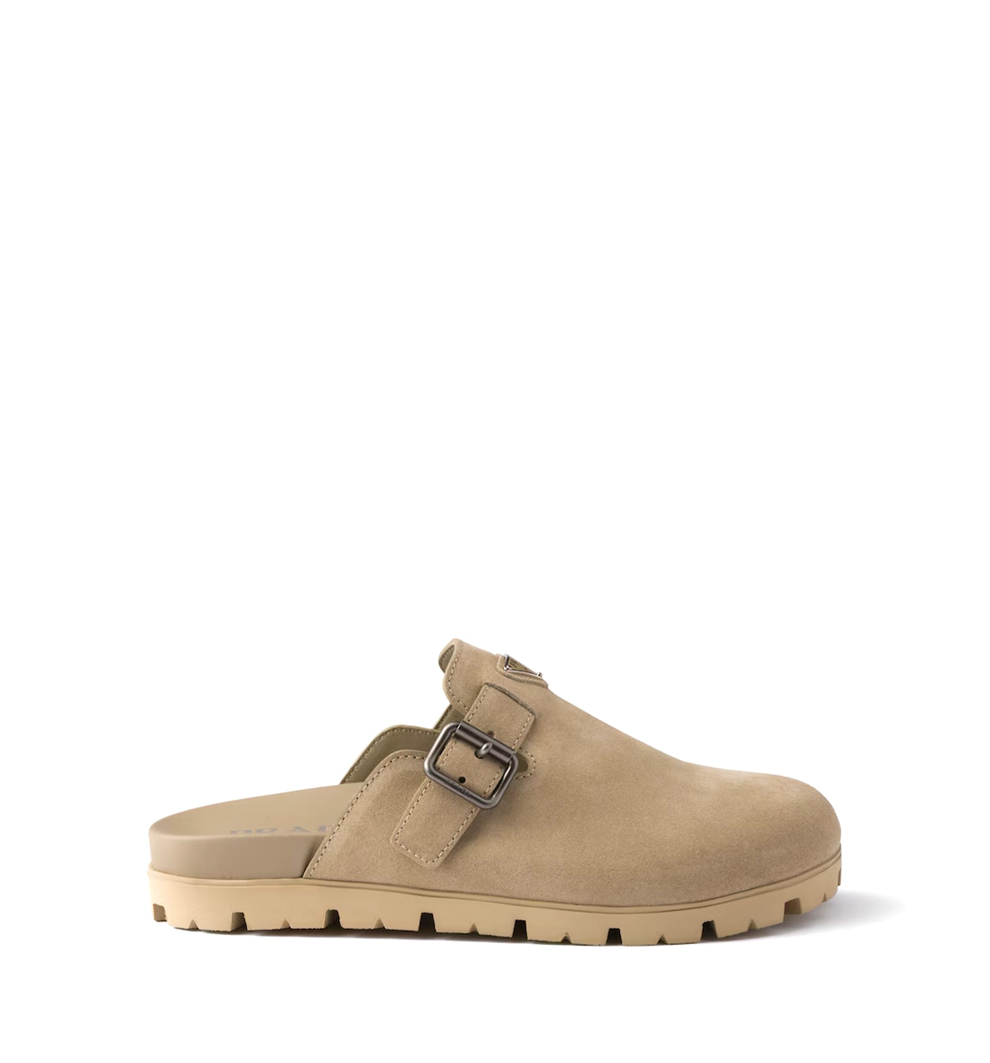 Suede mules