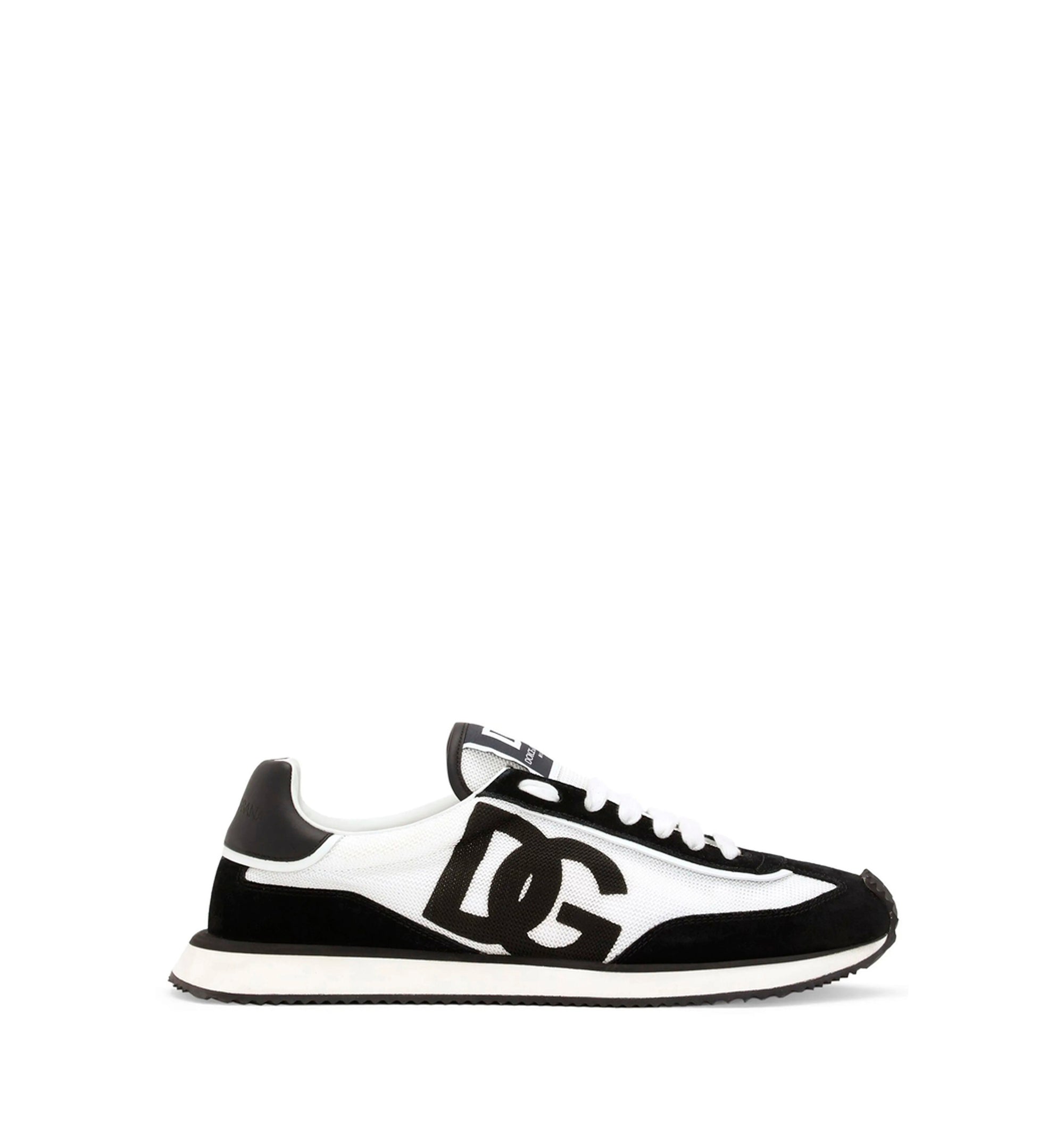 Mixed-material DG CUSHION sneakers