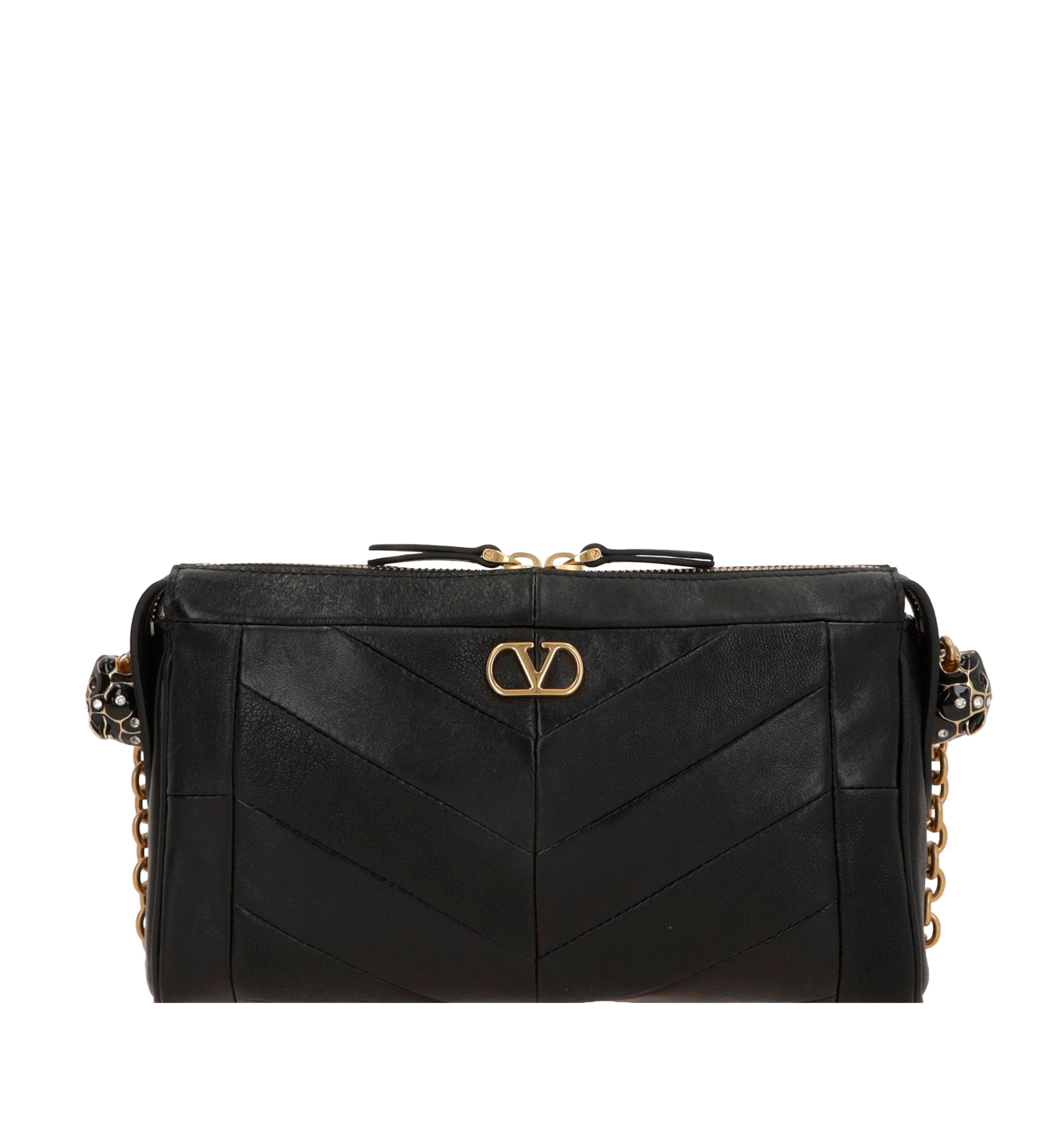 Panthea small shoulder bag in chevron nappa