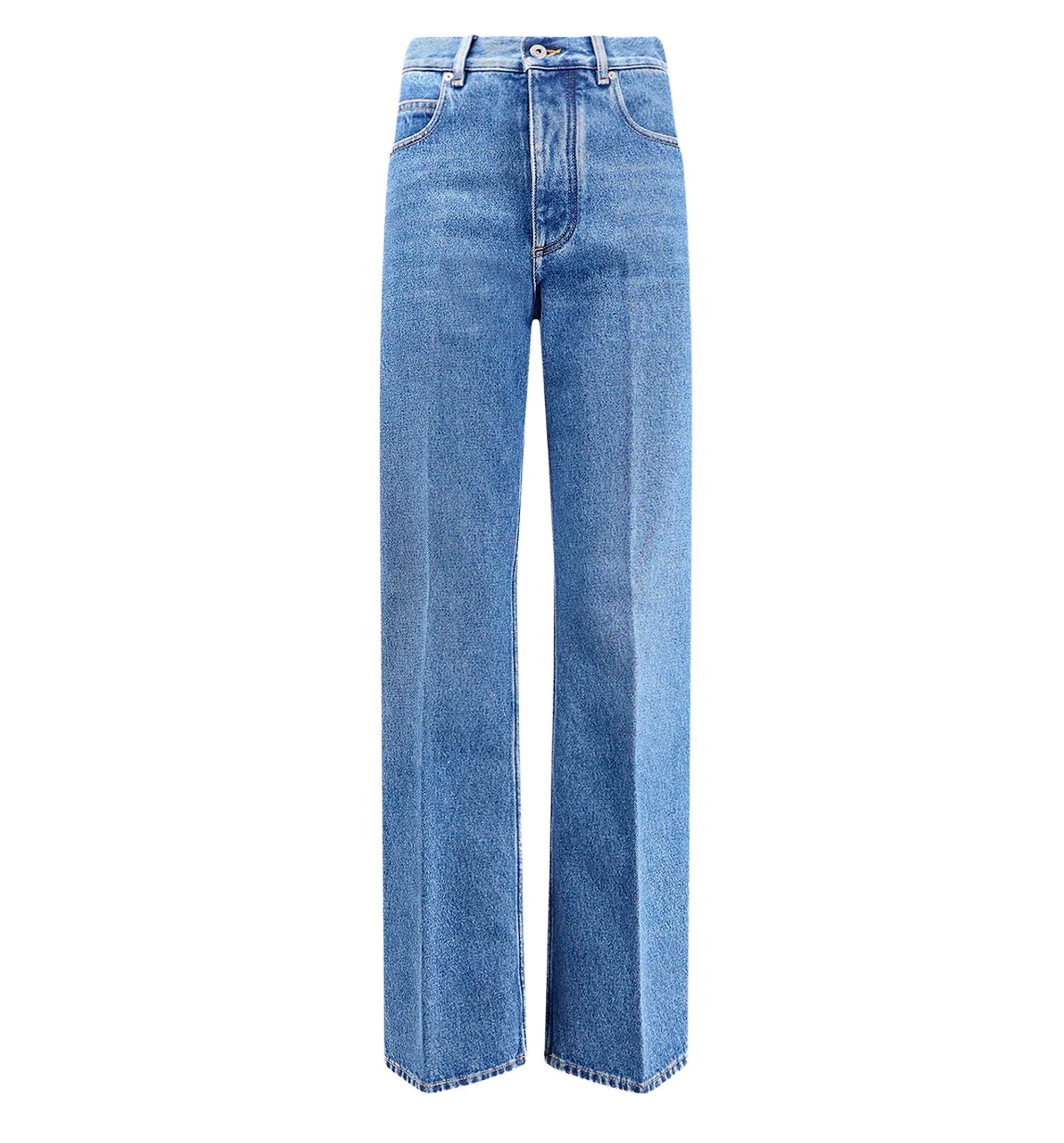 Medium Indigo Flared Jeans