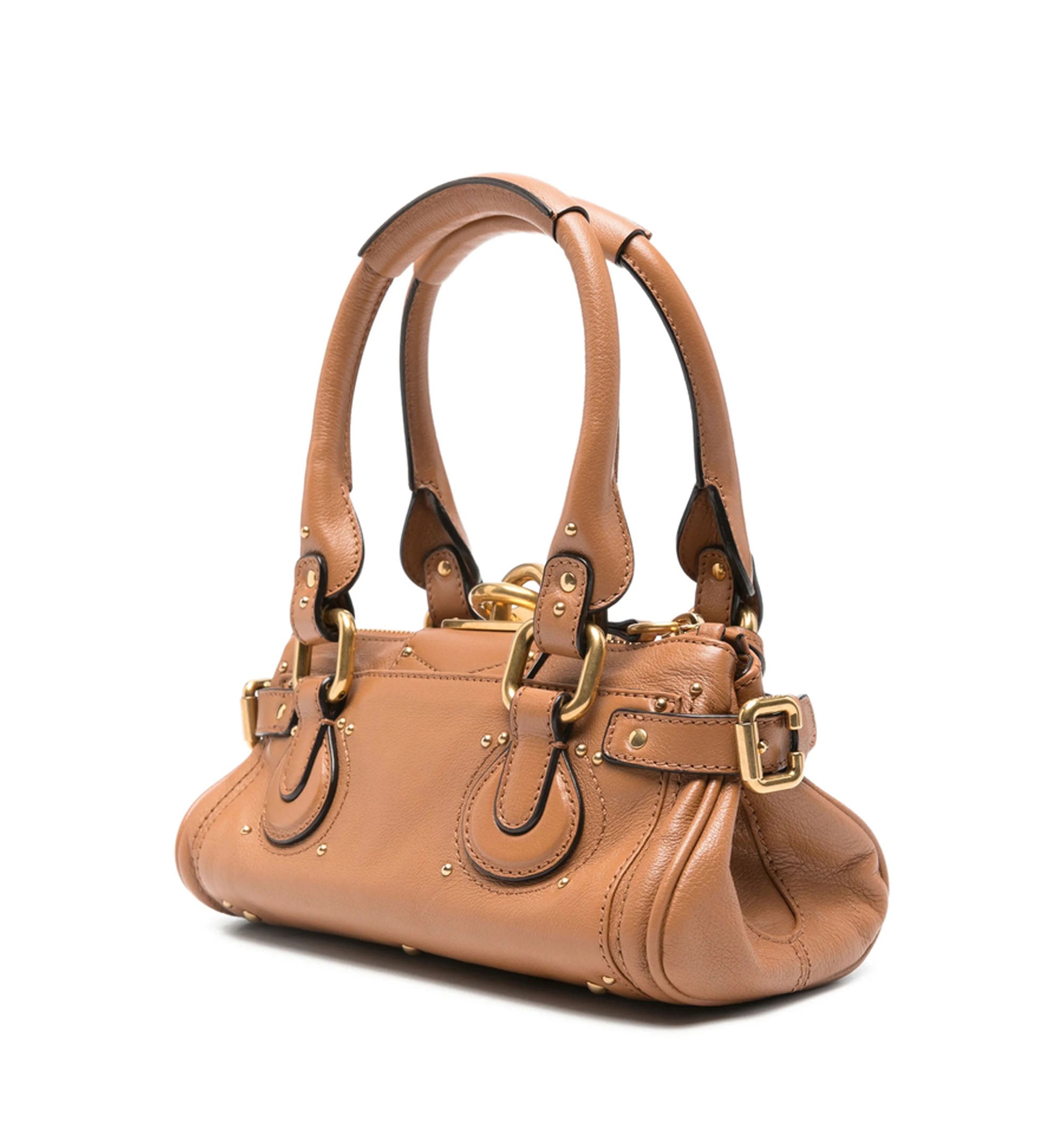 Small Paddington Bag In Grained Leather