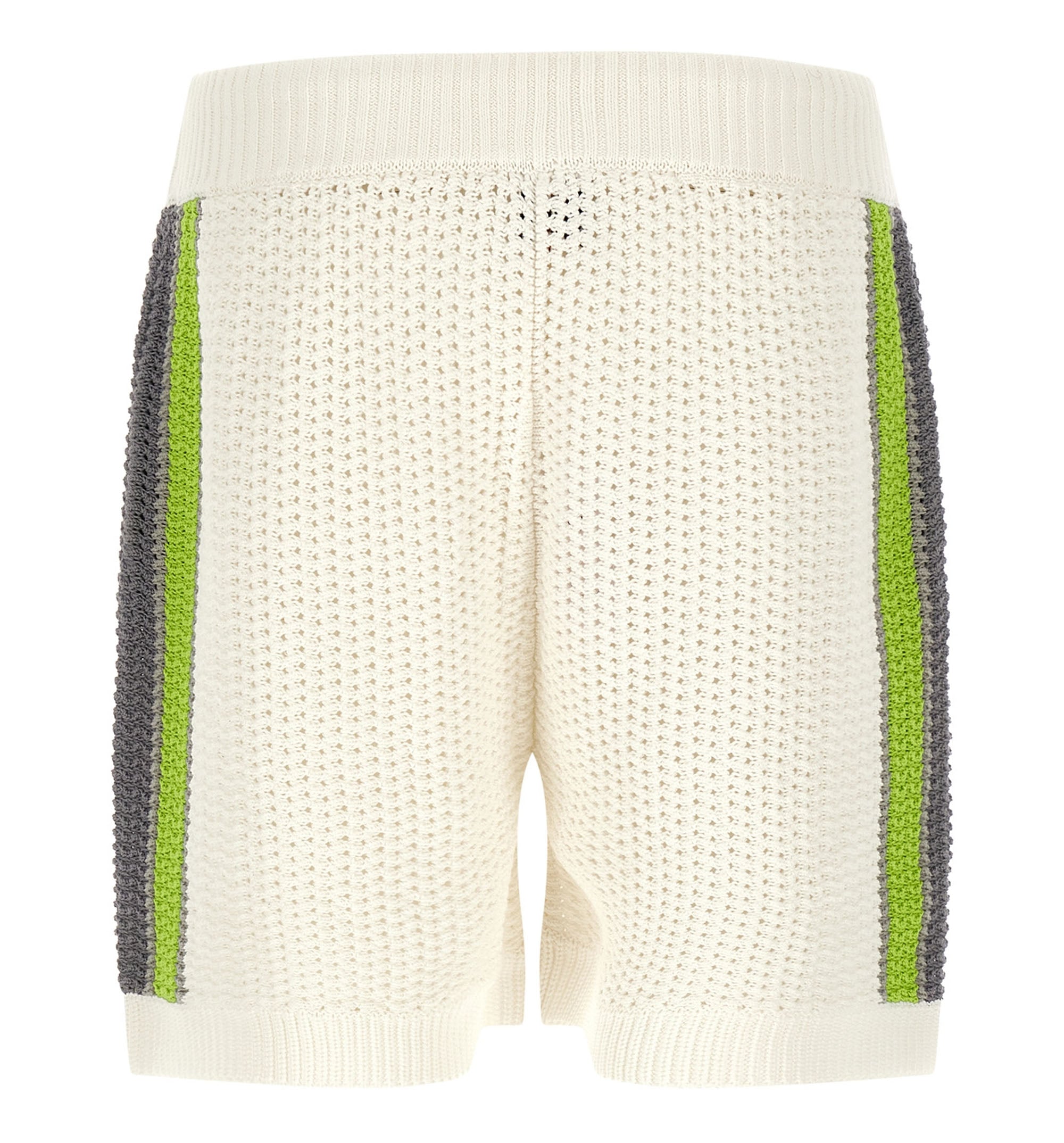 Stripe Crochet Shorts