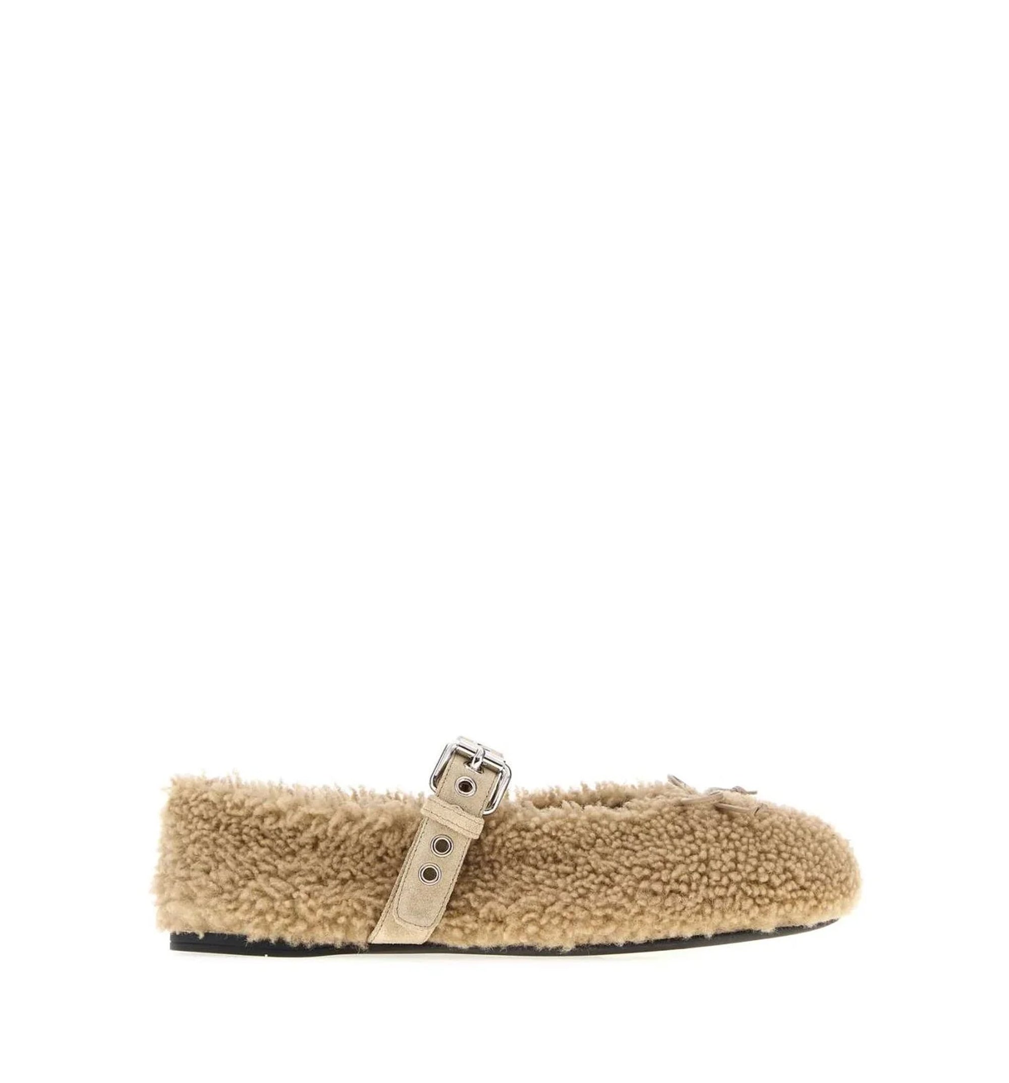 Shearling Ballerinas