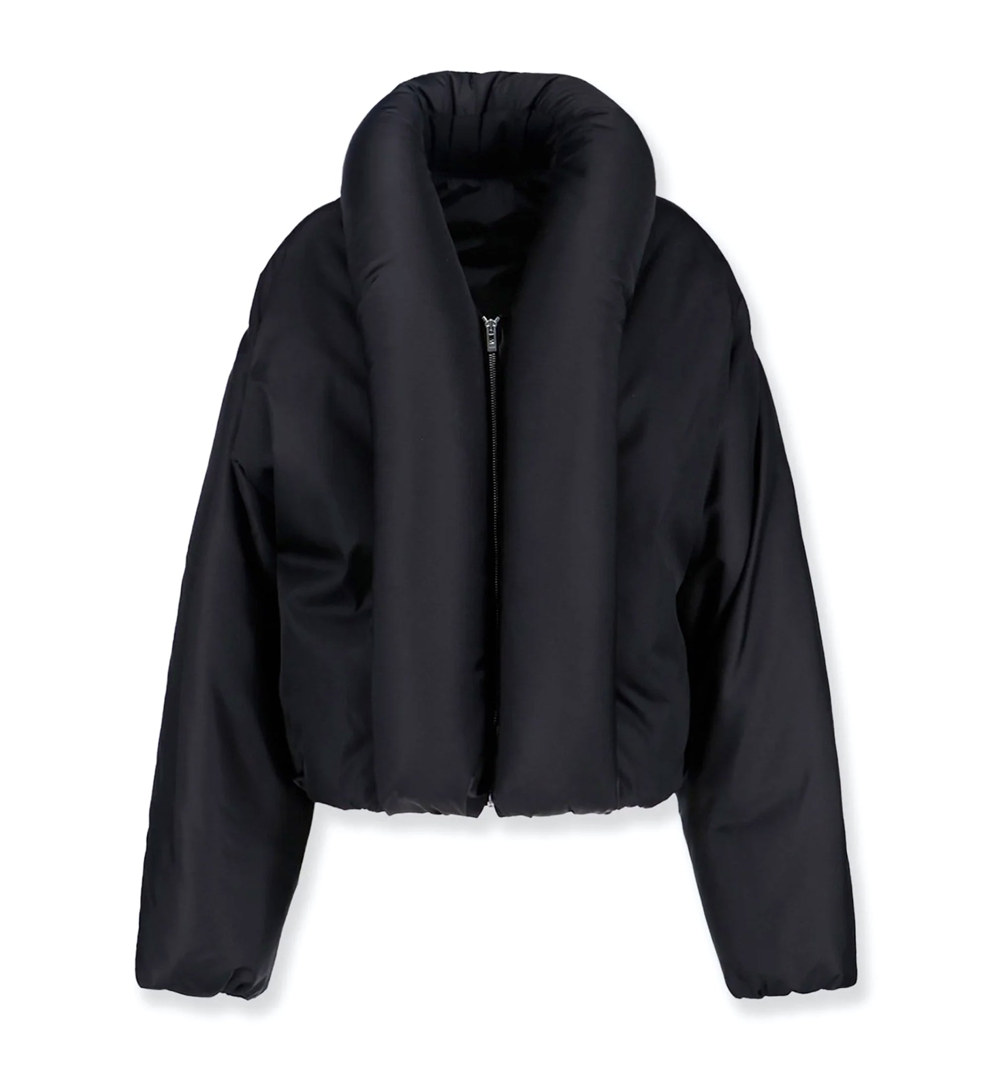 Padded Taffeta Bomber Jacket