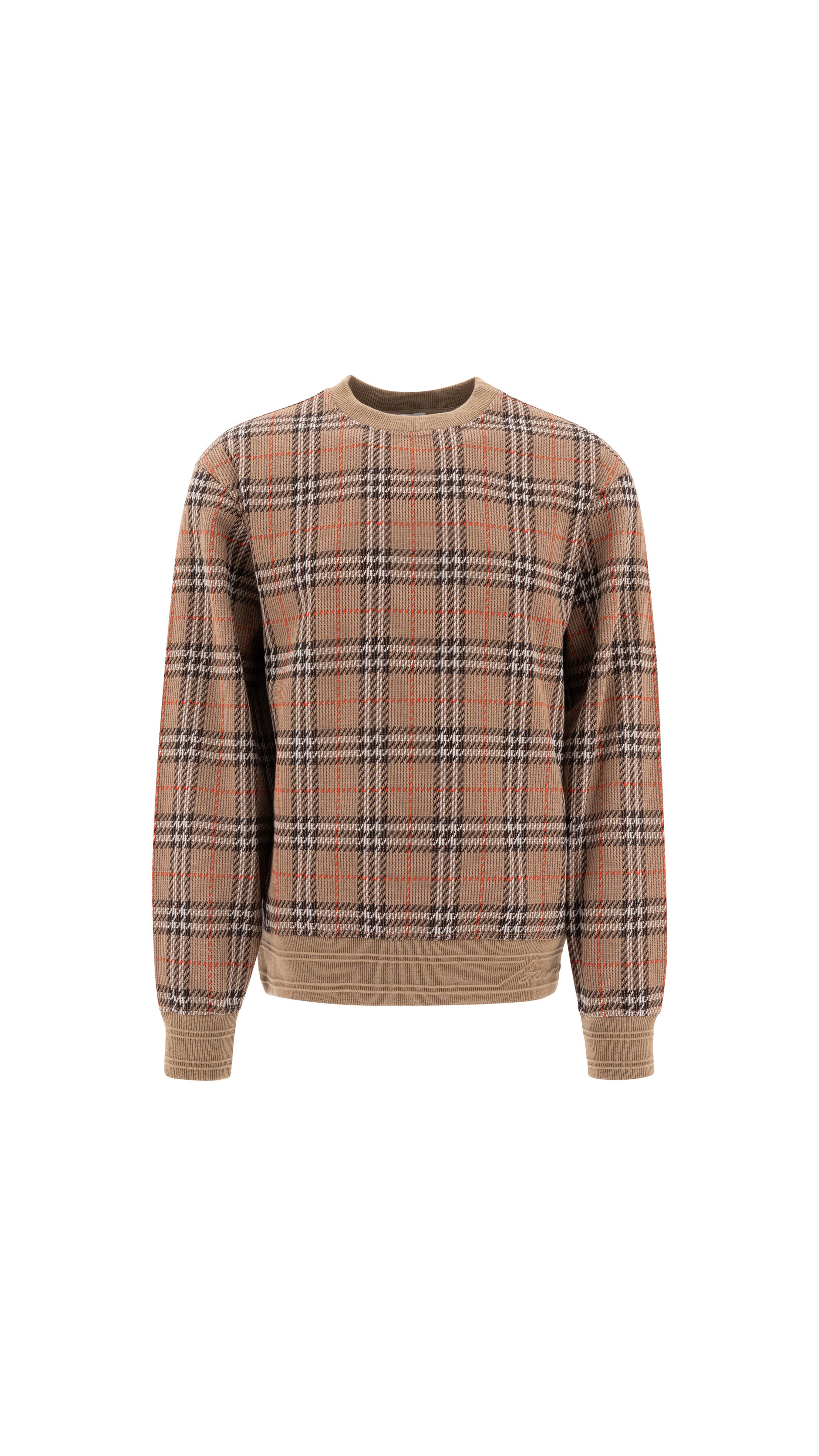 Sweater Relaxed Fit Burberry - Chestnut