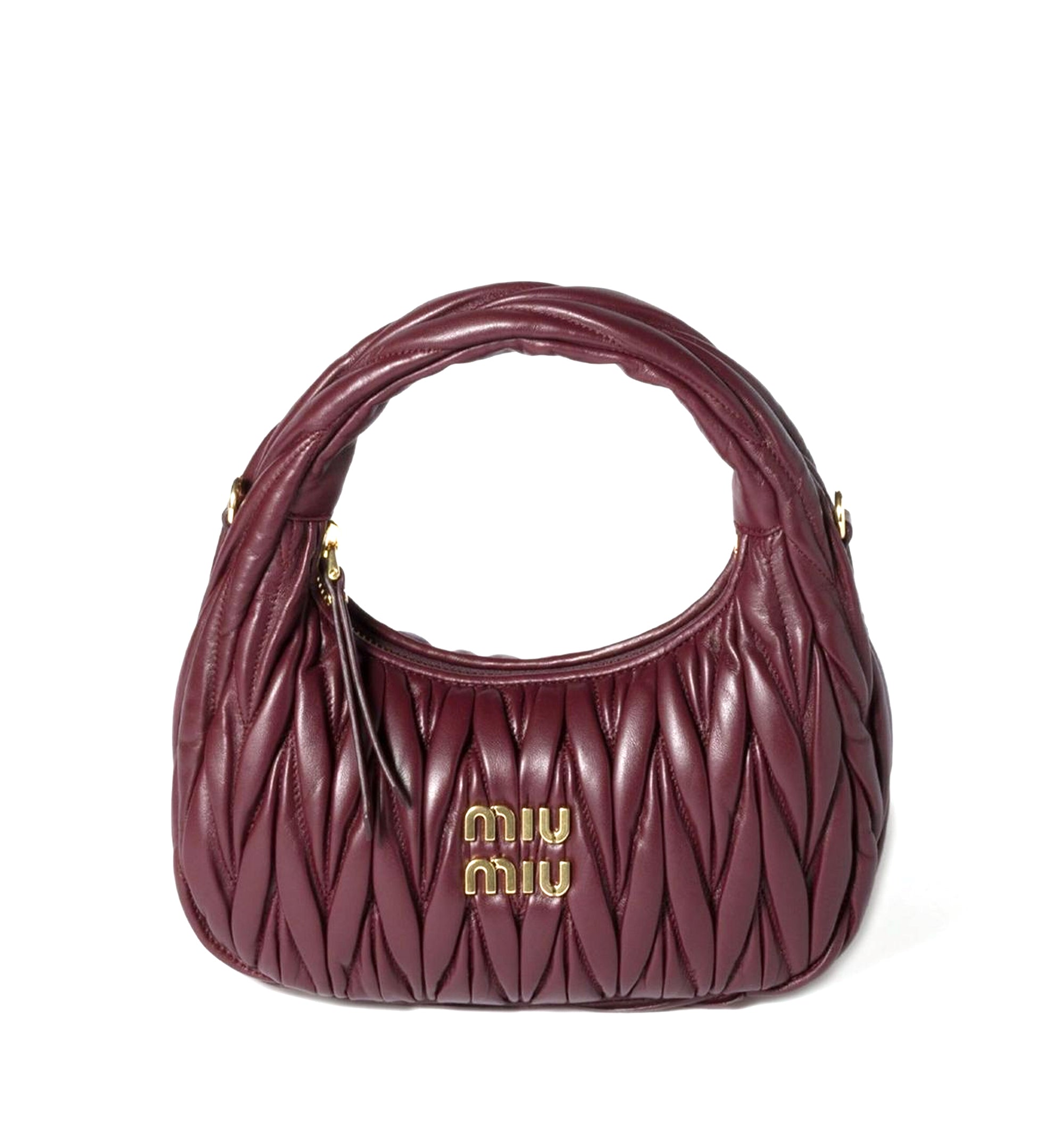 Wander Small Leather Hobo Bag