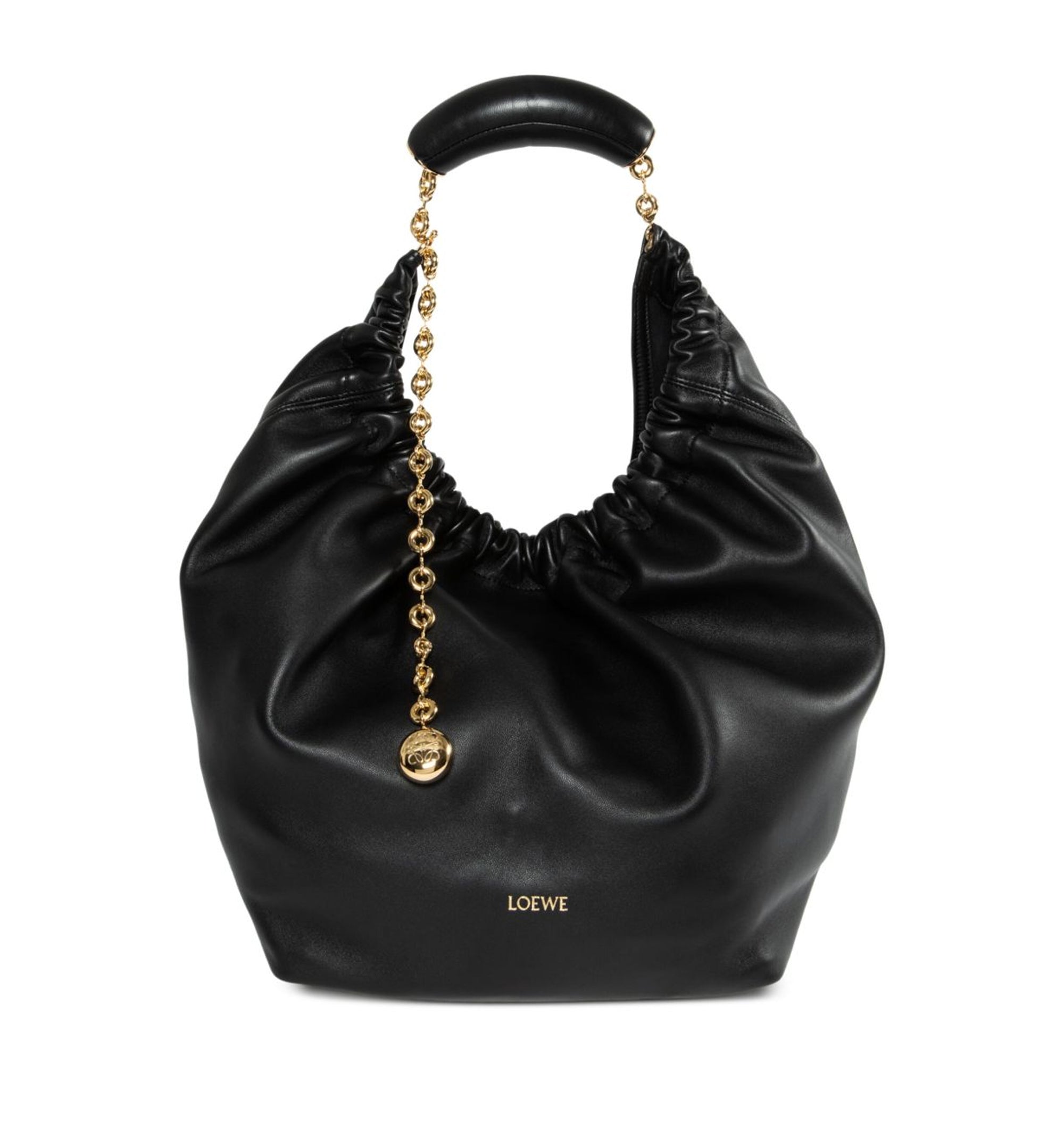 Medium Squeeze Bag In Mellow Nappa Lambskin
